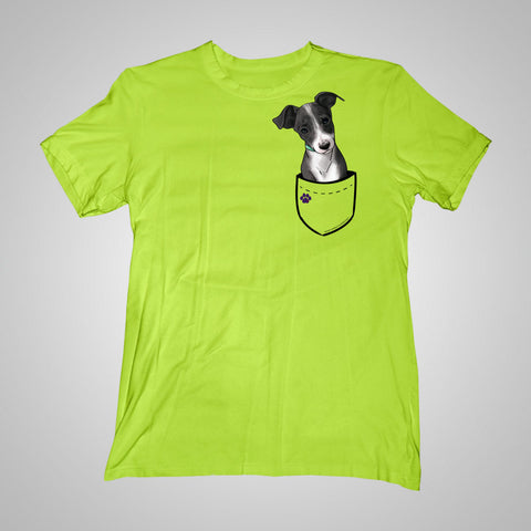 Pocket Puppiez Greyhound t-shirt