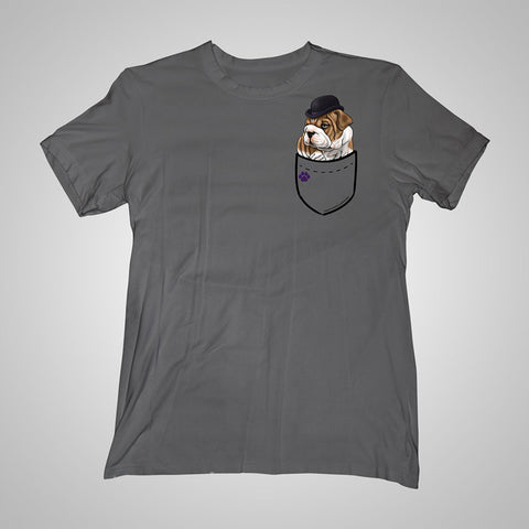 Pocket Puppiez Bulldog t-shirt